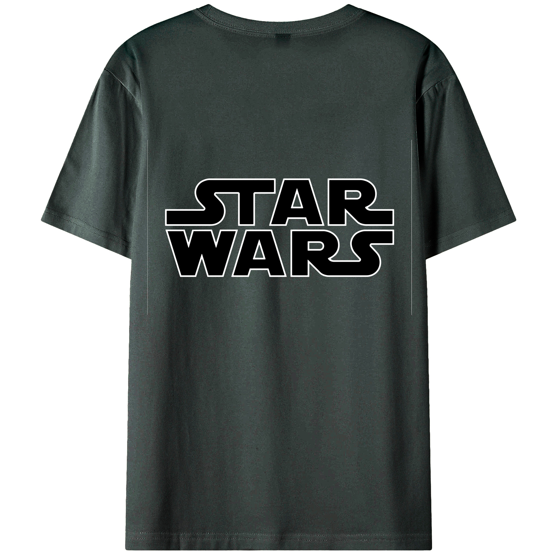 （画像用） スター・ウォーズ Star Wars 綿100％ メンズ半袖Tシャツ（バックプリント） 通気性